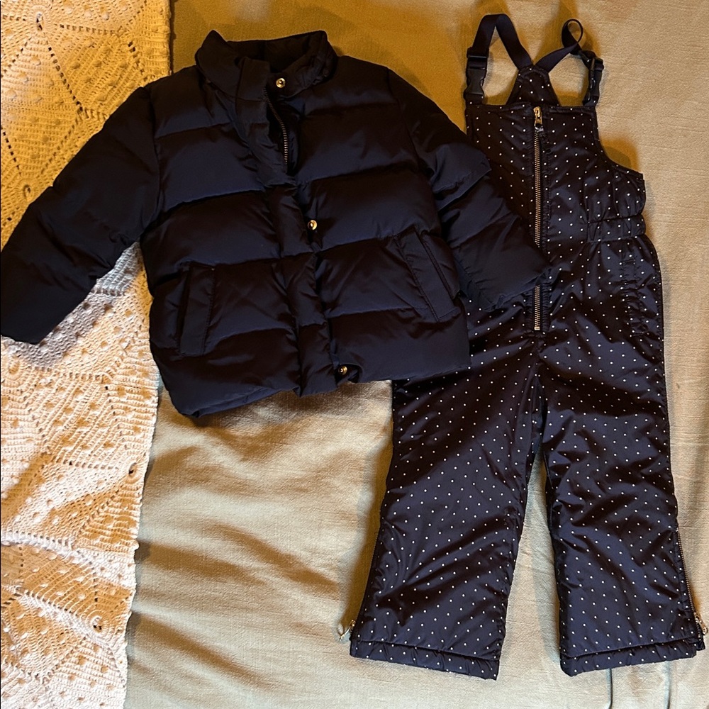 Baby Gap | 2 Piece Navy Blue Snow Suit and Jacket | Size 2 Years
